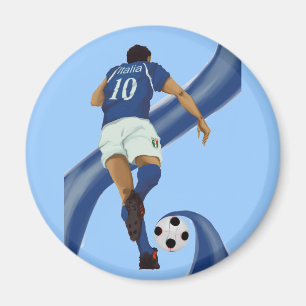 italienische Fußballgeschenke für Azzurri Magnet