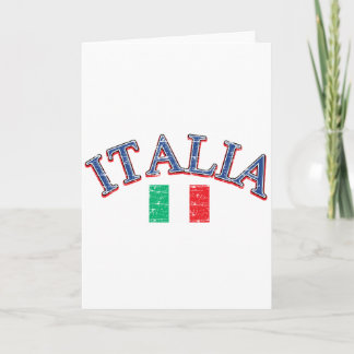 Italienische Fußballgestaltung Karte