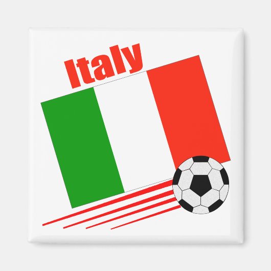 Italienische Fußballmannschaft Magnet (Vorne)