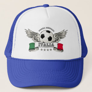 Italienische Fußballnationalmannschaft Fanmütze Truckerkappe