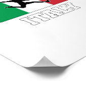 Italienische Fußballnationalmannschaft Poster (Ecke)