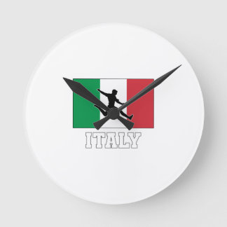Italienische Fußballnationalmannschaft Runde Wanduhr