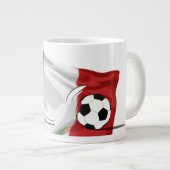 Italienische Fußballweltmeisterschaft Jumbo-Tasse (Vorderseite Rechts)