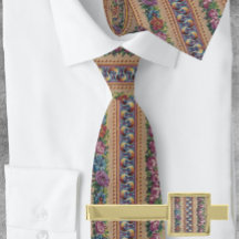 Italienische Garland Floral Rosa Streifen Gold