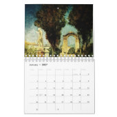 Italienische Gärten durch Maxfield Parrish Kalender (Jan 2027)