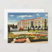 Italienische Gärten, Newport, Rhode Island Postkarte (Vorne/Hinten)