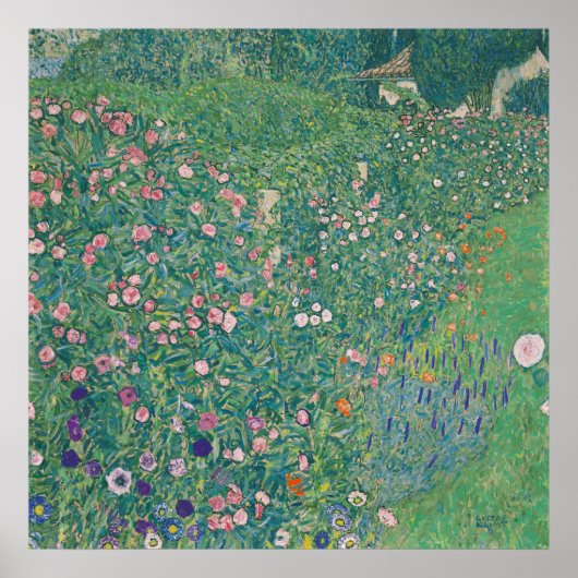 Italienische Gartenlandschaft — Gustav Klimt (1913 Poster (Vorne)