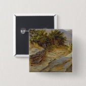 Italienische Gebirgslandschaft, c.1824 Button (Vorne & Hinten)