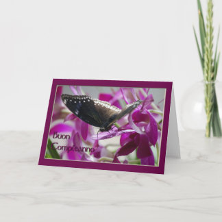 Italienische Geburtskarte Karte