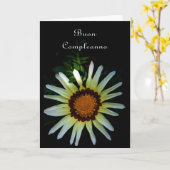 Italienische Geburtskarte Karte (Gelbe Blume)