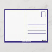 Italienische Geburtskarte Postkarte (Rückseite)