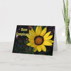 Italienische Geburtstags-Karte Karte