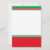 Italienische Geburtstags-Party Einladung des (Rückseite)