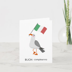Italienische Geburtstagskarte - Buon-Ergänzung Karte