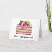 Italienische Geburtstagskarte Karte (Vorderseite)