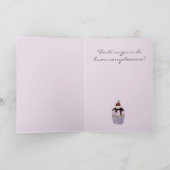 Italienische Geburtstagskirche Cupcake Card Karte (Innenseite)