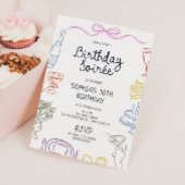 Italienische Geburtstagspartei Soirée Einladung