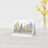 Italienische Geschäfte: Notecard Karte (Gelbe Blume)