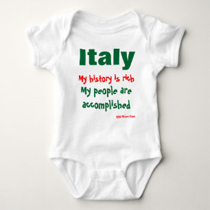 Italienische Geschichte Baby Strampler