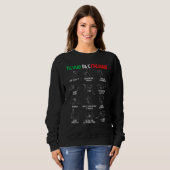 Italienische Gesten Translator Hand Gestures Sweatshirt (Vorne ganz)