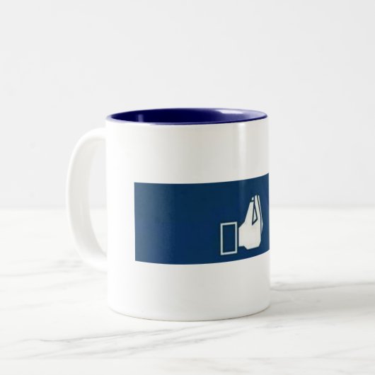 "ITALIENISCHE GESTUR" HUMOROUS-TASSE ZWEIFARBIGE TASSE (Vorderseite Links)
