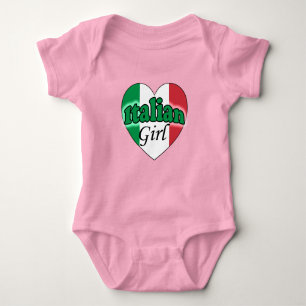 Italienische Girl Baby Strampler