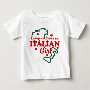 Italienische Girl Baby T-shirt