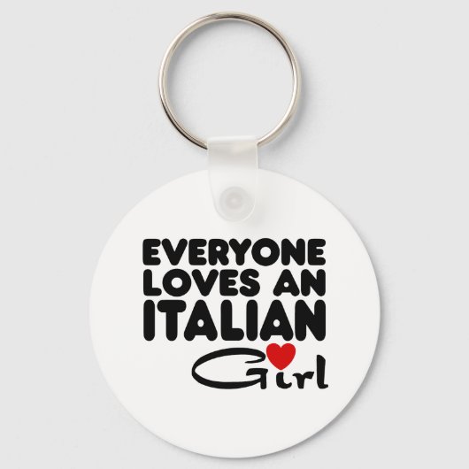 Italienische Girl Schlüsselanhänger (Vorderseite)