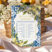 Italienische Glücksspielkarte Einladung