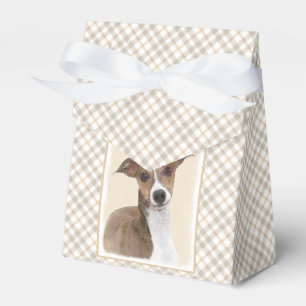 Italienische Grauhound Malerei - Niedliche Origina Geschenkschachtel