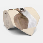 Italienische Grauhound-Malerei - Niedliche Origina Krawatte (Gerollt)