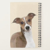 Italienische Grauhound Malerei - Niedliche Origina Planer (Rückseite)