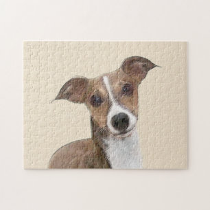 Italienische Grauhound Malerei - Niedliche Origina Puzzle