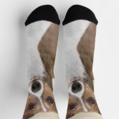 Italienische Grauhound Malerei - Niedliche Origina Socken (Oben)