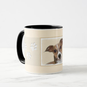 Italienische Grauhound Malerei - Niedliche Origina Tasse