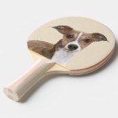 Italienische Grauhound Malerei - Niedliche Origina Tischtennis Schläger (Vorderseite)