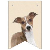 Italienische Grauhound Malerei - Niedliche Origina Wimpelkette (Dritte Fahne)