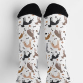 Italienische Grauhunde und Hunde Knochen und Paare Socken (Oben)