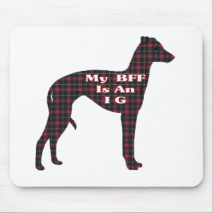 Italienische Greyhound-BESTE FREUNDIN Mousepad