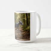 Italienische Greyhound Elegante Breed Coffee Tasse (VorderseiteRechts)