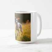 Italienische Greyhound Elegante Breed Coffee Tasse (VorderseiteRechts)