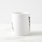 Italienische Greyhound Geo Pattern Silhouette - Ka Kaffeetasse (Mittel)