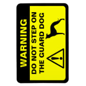 Italienische Greyhound Humore Guard Dog Warnung Magnet (Vertikal)