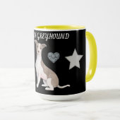 ITALIENISCHE GREYHOUND KOPIEREN ZWEI ZONNE-TASSE. TASSE (VorderseiteRechts)