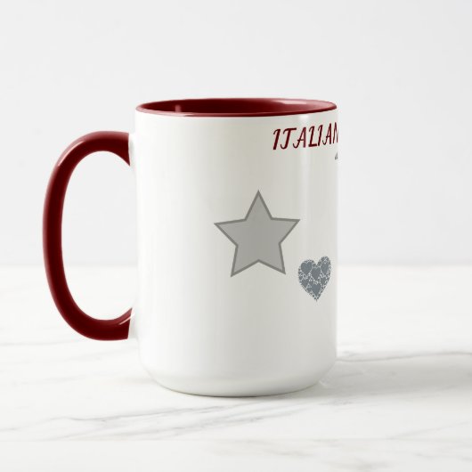 ITALIENISCHE GREYHOUND KOPIEREN ZWEI ZONNE-TASSE. TASSE (Links)