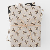 Italienische Greyhound Malerei Sable Original Hund Geschenkpapier Set (Beispiel)