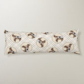 Italienische Greyhound Malerei Sable Original Hund Seitenschläferkissen (Rückseite)