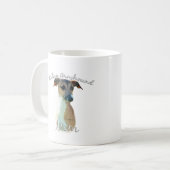 Italienische Greyhound-Mama 2 Kaffeetasse (Vorderseite Links)