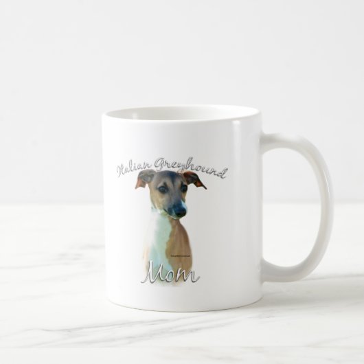 Italienische Greyhound-Mama 2 Kaffeetasse (Rechts)