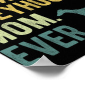 Italienische Greyhound Mama Ever Dog Liebt Muttert Poster (Ecke)